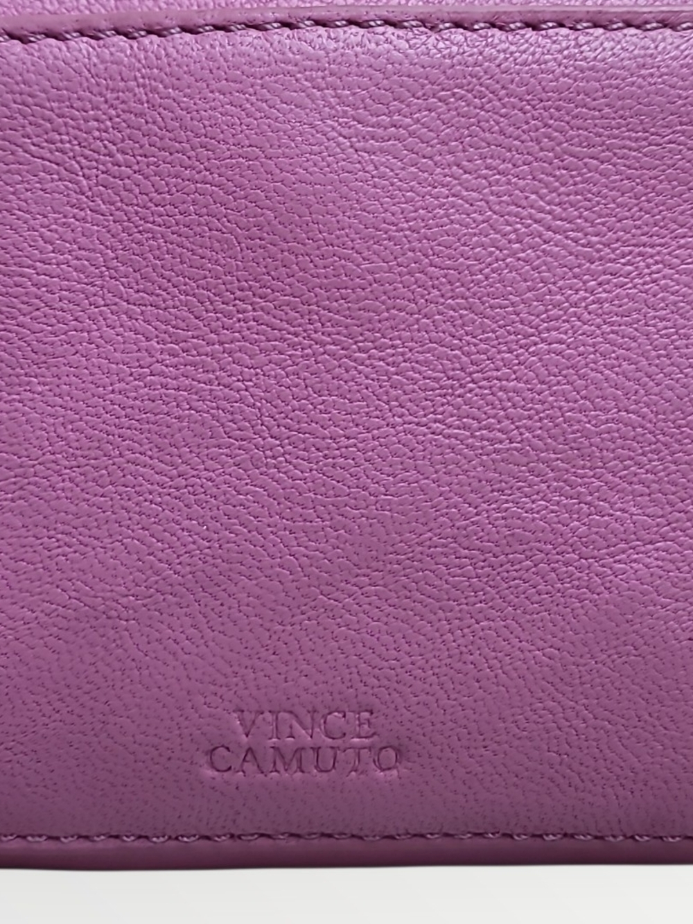 Vince Camuto Lefto Leather Crossbody Bag in the shade "Arresting Pink EUC - Picture 4 of 11